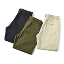 Men's Cotton Twill Stretch Slim Casual Pants Straight