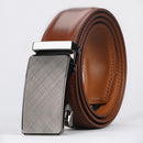 Men's Slider Ratchet Belt, Perfect As A Gift, Pairs Well With Dress Pants, Shirt And Oxford Shoes, Can Be Tailored