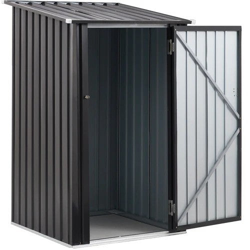 Metal Firewood Storage Shed
