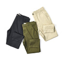 Men's Cotton Twill Stretch Slim Casual Pants Straight