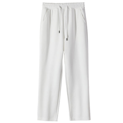 Casual Pants Elastic Waist Heavy Loose Track Pants Men's And Women's Casual Straight-leg