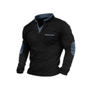 Stand Collar Long-sleeved Sweater Men's Stitching Men's