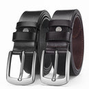 Men's Alloy Pin Buckle Casual First Layer Cowhide Belt