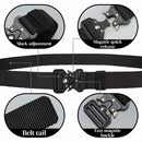Men Multifunction Nylon Military Tactical Adjustable Waist Belt Quick Release Belt
