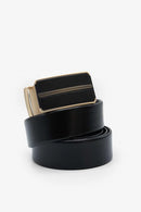 Men’s Automatic Ratchet Buckle Leather Belt
