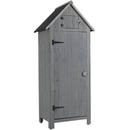 Outdoor Storage Cabinet Tool Shed Wooden Garden Shed