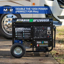 DuroMax XP13000EH Dual Fuel Portable Generator for Home Backup Power