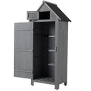 Outdoor Storage Cabinet Tool Shed Wooden Garden Shed